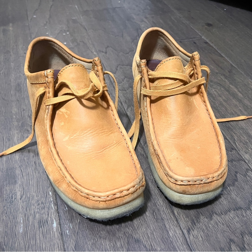 Clarks Men's Tan Leather Wallabees